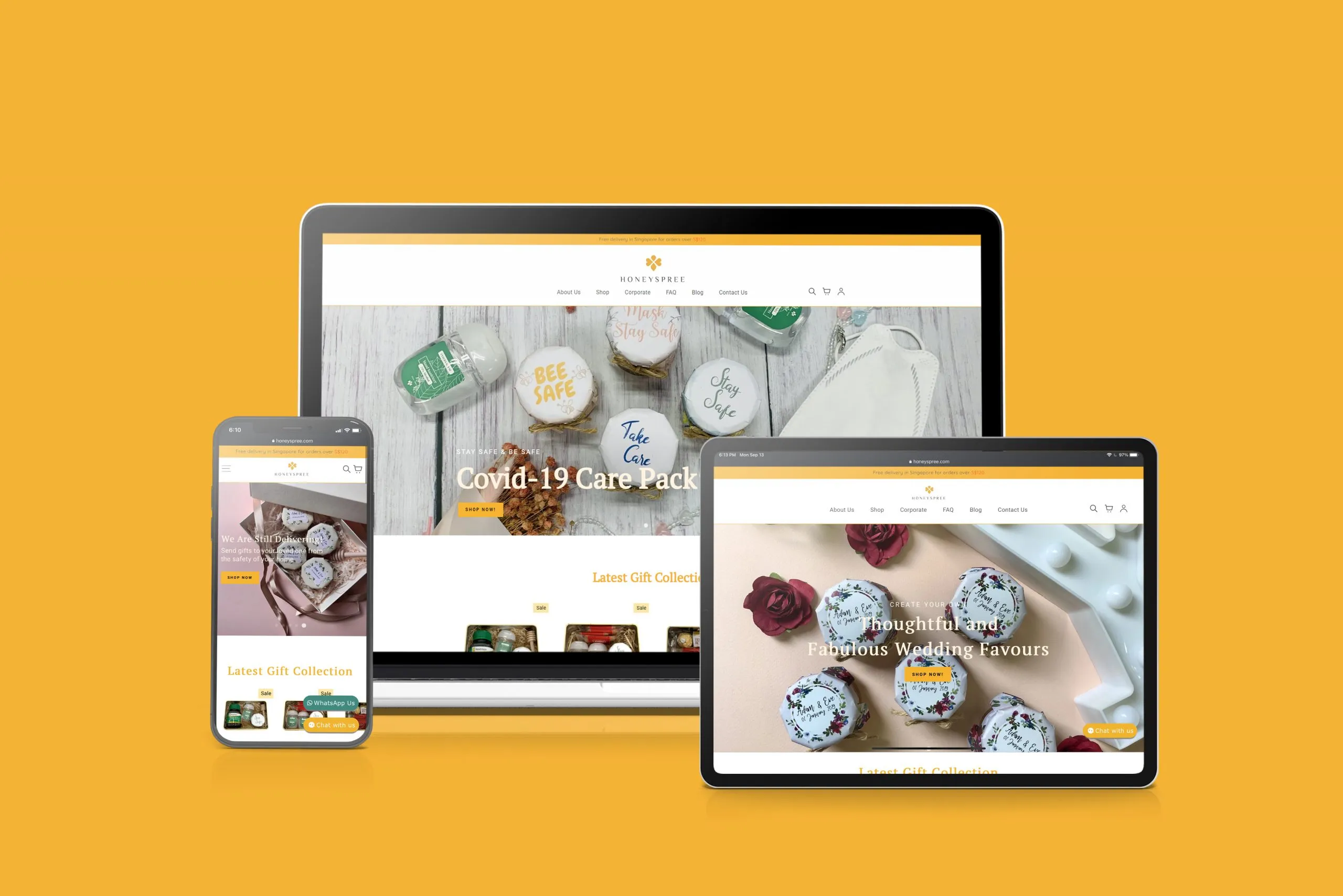 Honeyspree Website