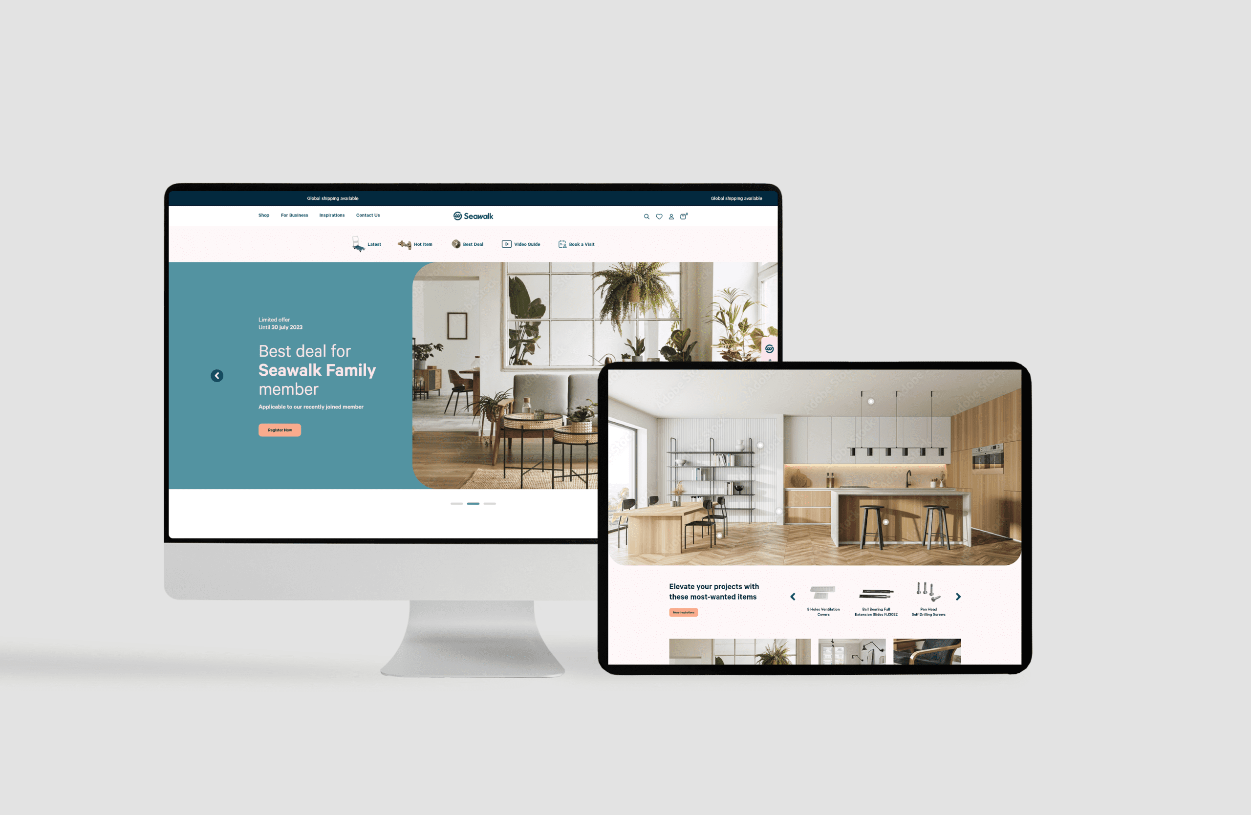 CREATIVEANS_SEAWALK_HARDWARE COMPANY_BRAND TOUCH POINTS_WEBSITE